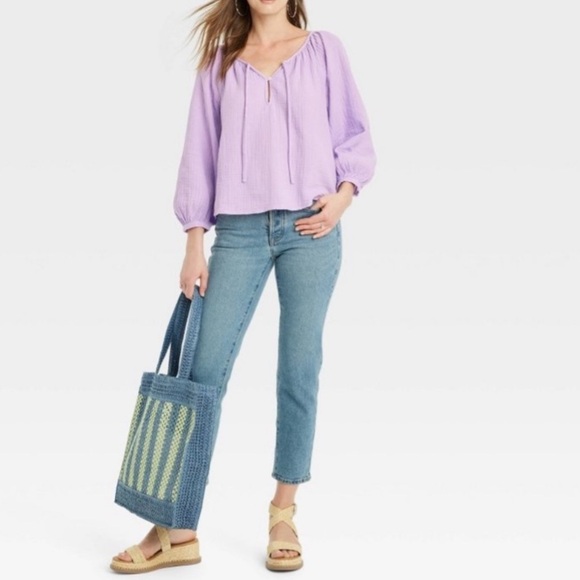 UNIVERSAL THREAD Women's Balloon Sleeve
Blouse - Picture 6 of 6